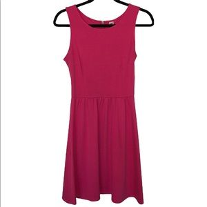 Old Navy Bright Pink Skater Dress, Fit&Flare, Size Small